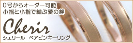 ペアピンキーリング シェリール